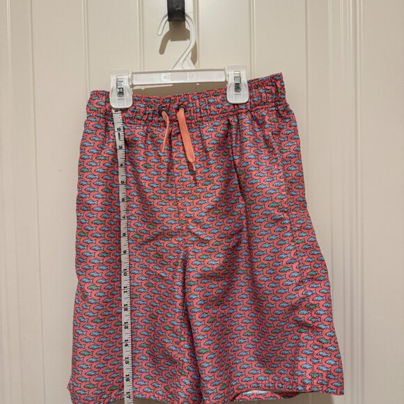 Class Club swim shorts pink with fish print - size 10/12 - Picture 4 of 5